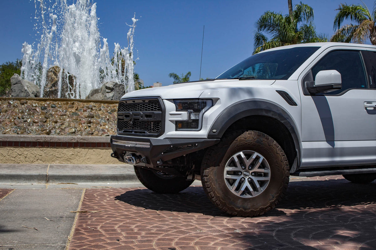 2017-2020 Ford F-150 Raptor Stealth Fighter Front Bumper With Winch Mount Addictive Desert Designs