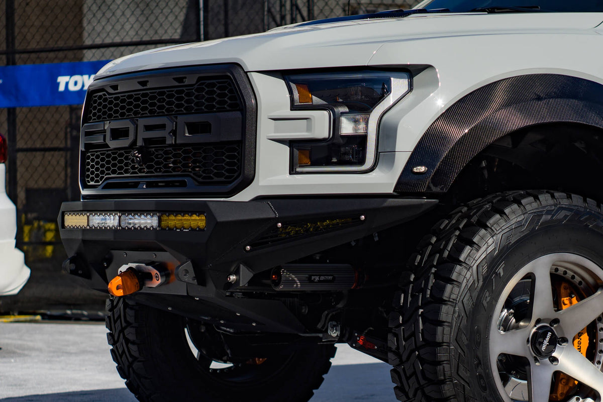 2017-2020 Ford F-150 Raptor Stealth Fighter Front Bumper With Winch Mount Addictive Desert Designs