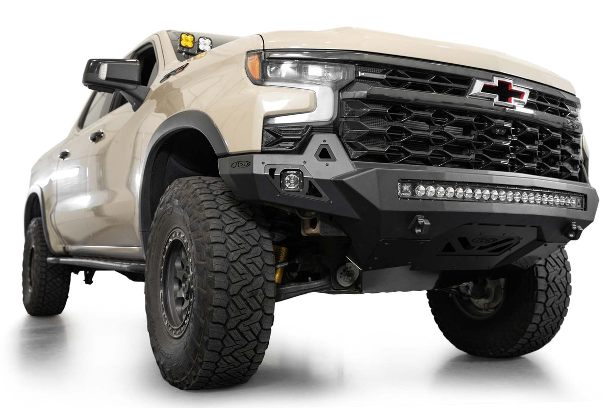 2022+ Chevrolet Silverado 1500 ZR2 Stealth Fighter Front Bumper Addictive Desert Designs