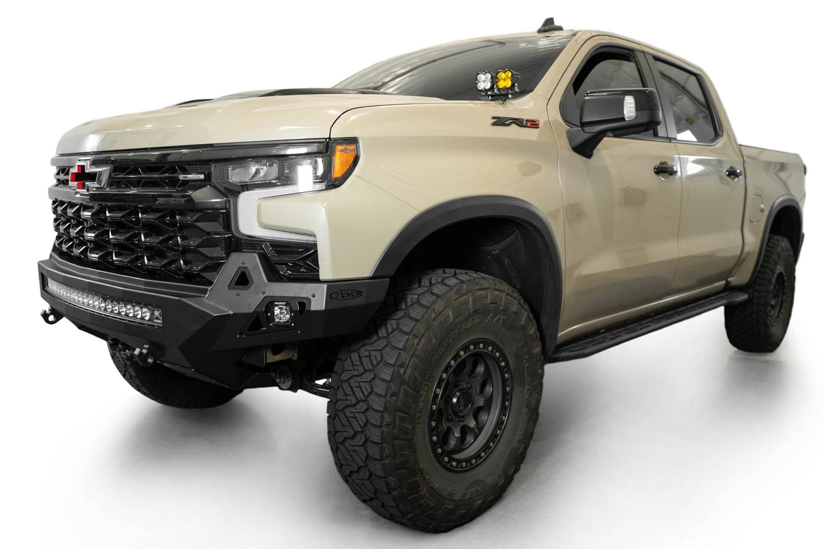2022+ Chevrolet Silverado 1500 ZR2 Stealth Fighter Front Bumper Addictive Desert Designs