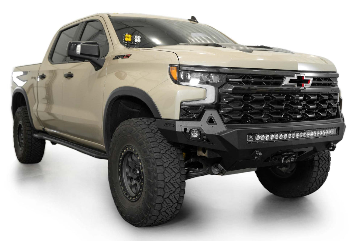 2022+ Chevrolet Silverado 1500 ZR2 Stealth Fighter Front Bumper Addictive Desert Designs