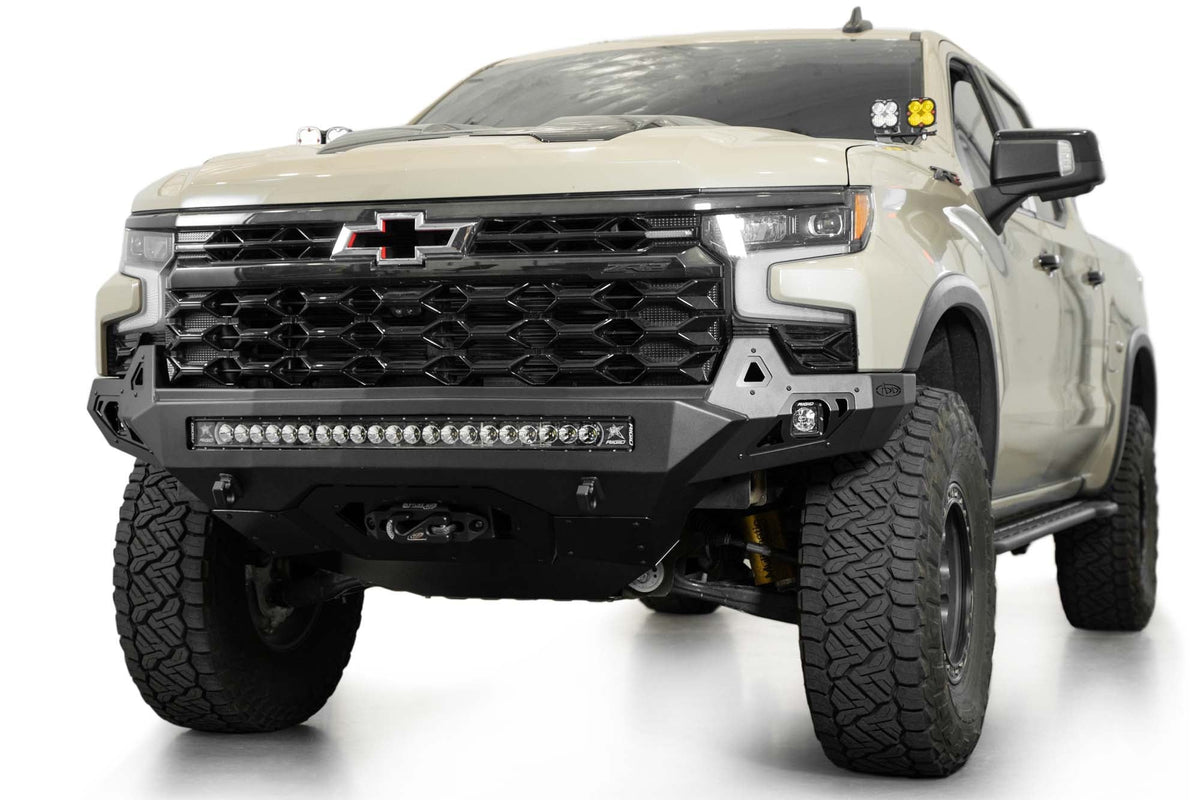 2022+ Chevrolet Silverado 1500 ZR2 Stealth Fighter Front Bumper Addictive Desert Designs