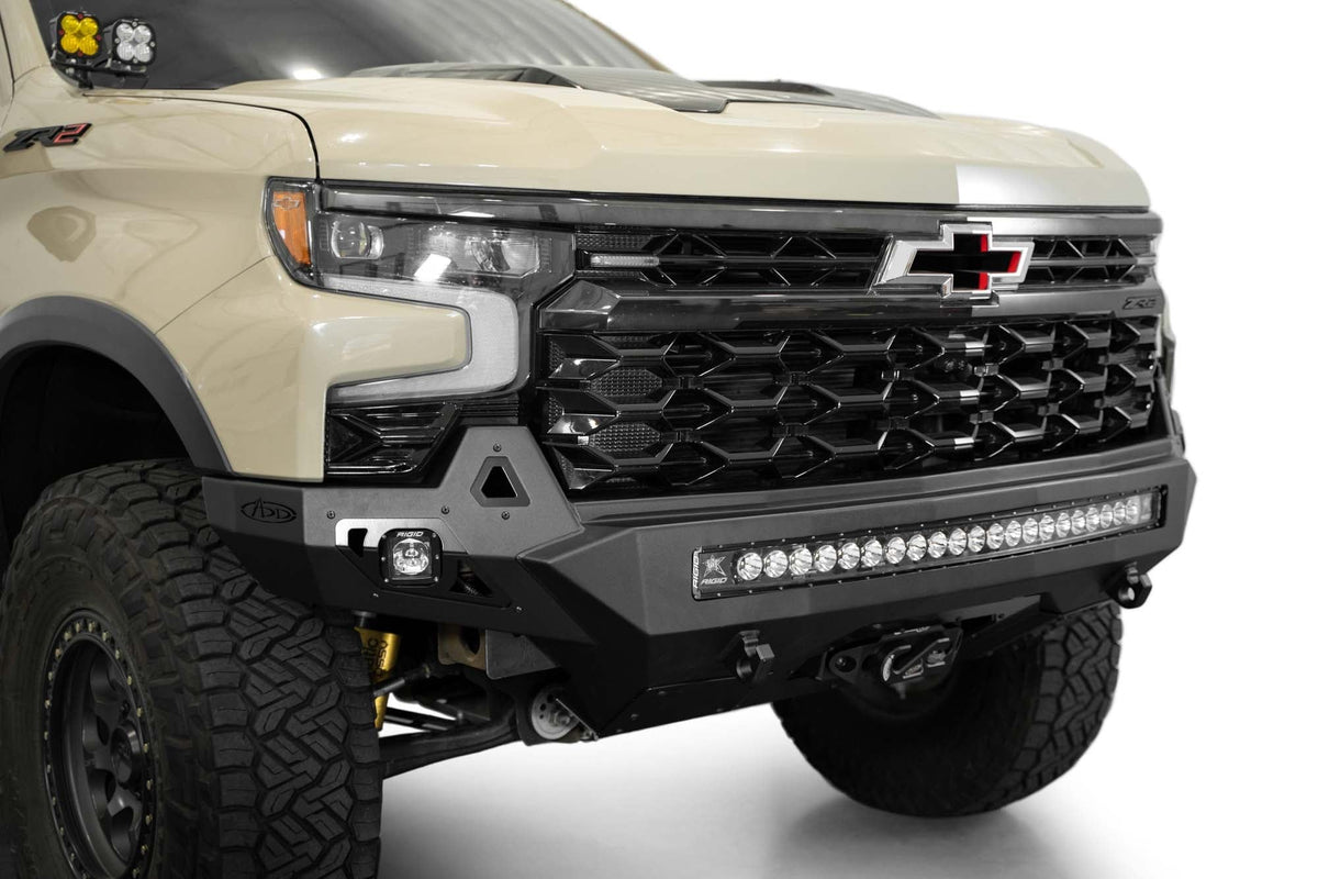 2022+ Chevrolet Silverado 1500 ZR2 Stealth Fighter Front Bumper Addictive Desert Designs