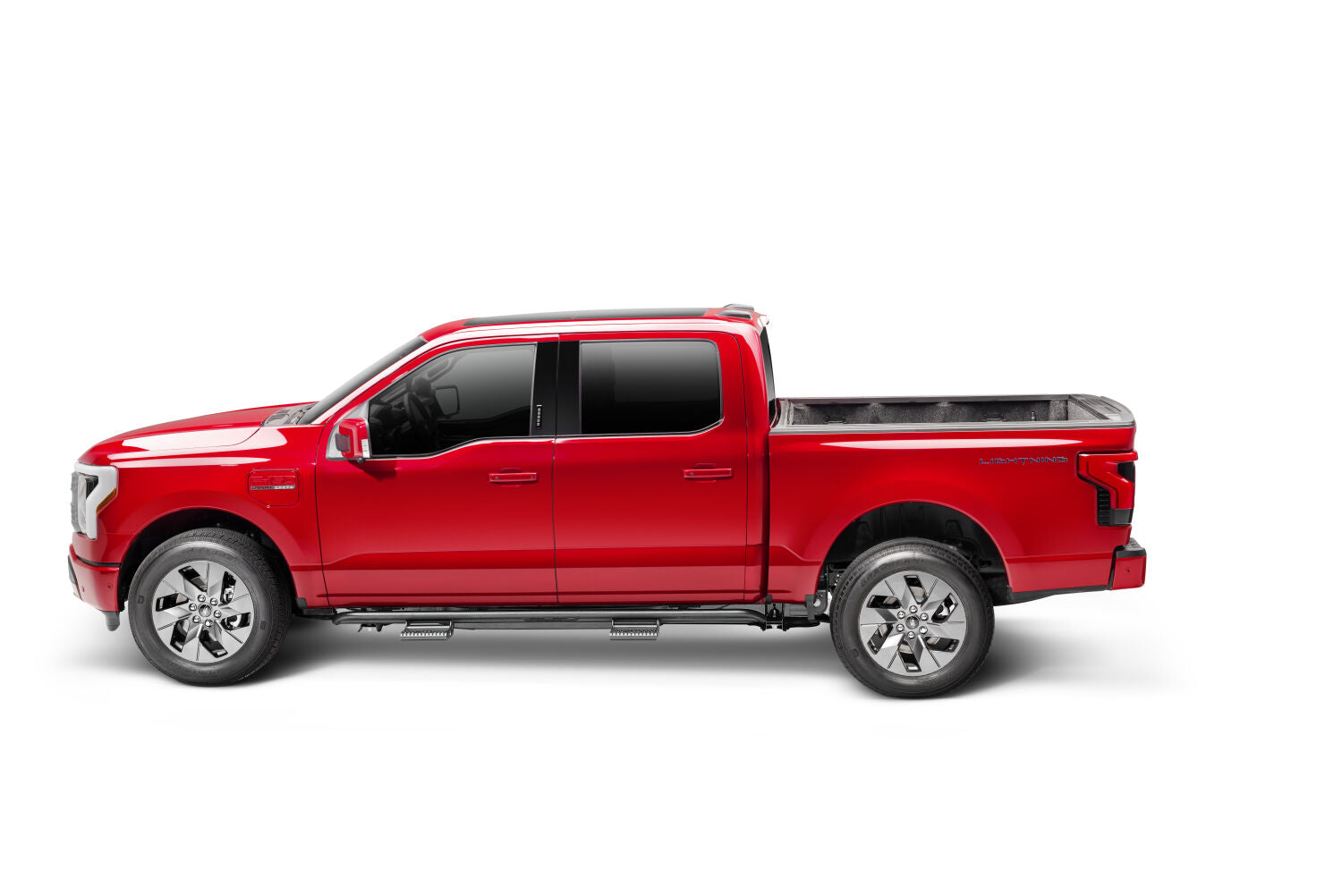 RKR Step System Cab Length (2 Step Mounts/2 Steps per Side) 1.75 Inch Rails 2015-2025 Ford F-150 SuperCrew Textured Black NFab