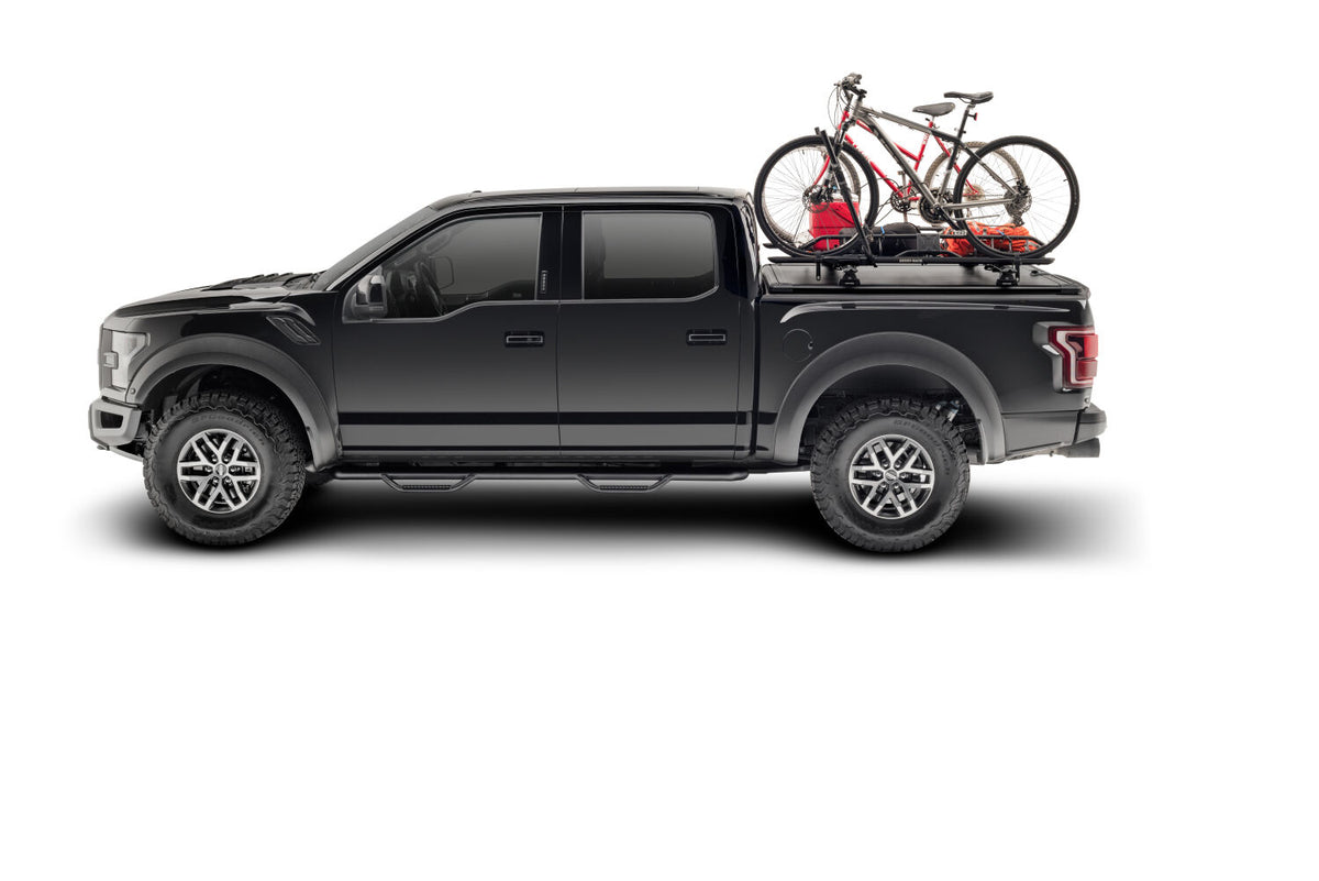 Nerf Step Bar Cab Length (2 Steps per Side) 2015-2026 Ford F-150/ 2017-2026 Raptor SuperCrew Textured Black N Fab
