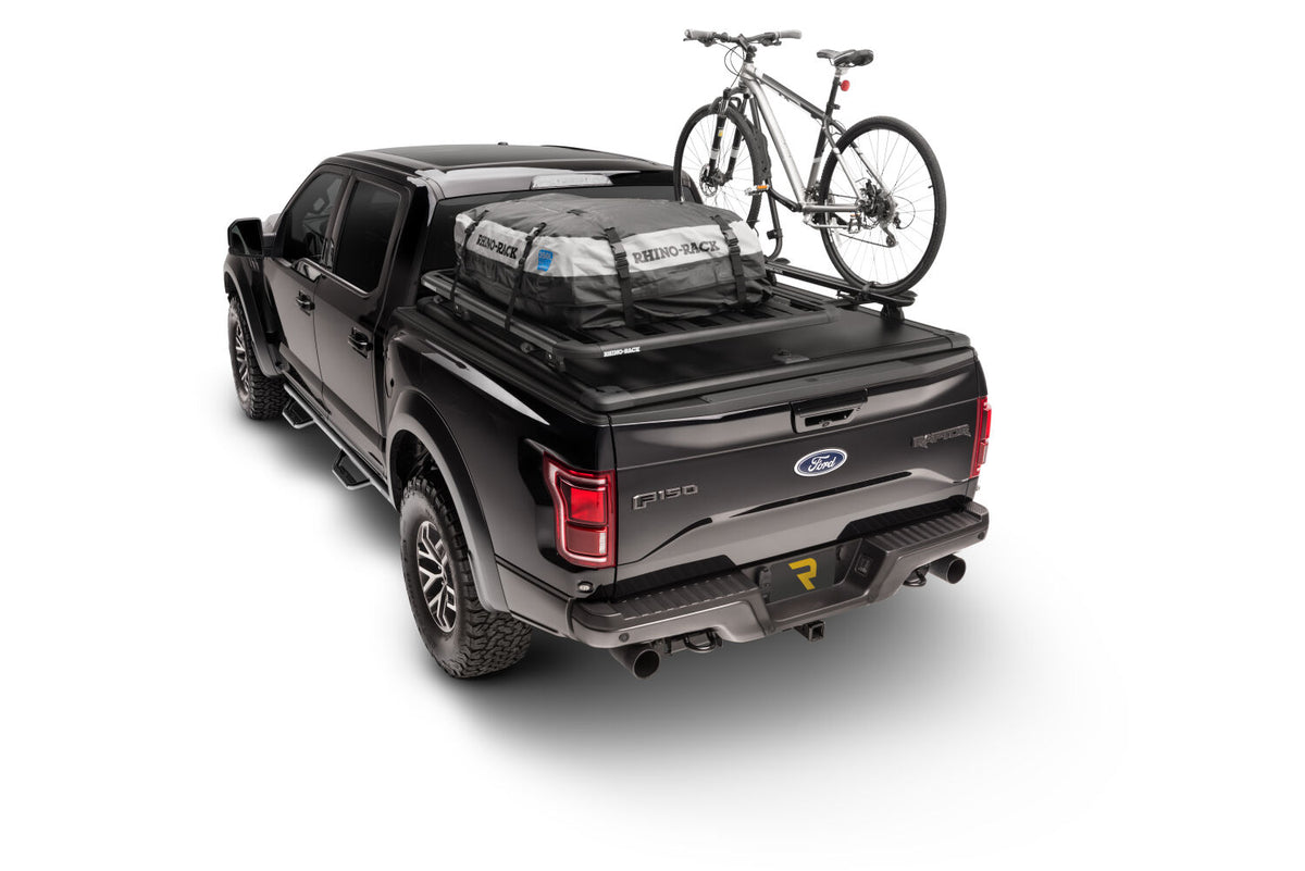 Nerf Step Bar Cab Length (2 Steps per Side) 2015-2026 Ford F-150/ 2017-2026 Raptor SuperCrew Textured Black N Fab