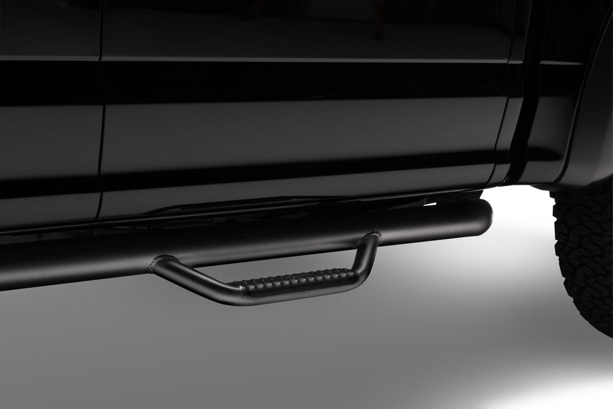 Nerf Step Bar Cab Length (2 Steps per Side) 2015-2026 Ford F-150/ 2017-2026 Raptor SuperCrew Textured Black N Fab
