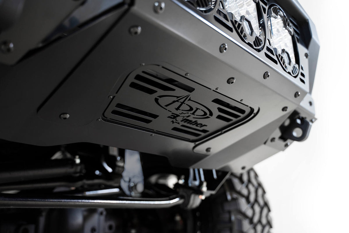 2017-2022 Ford Super Duty F-250 F-350 Bomber Front Bumper Mounts for 3 Baja Designs LP6s Addictive Desert Designs