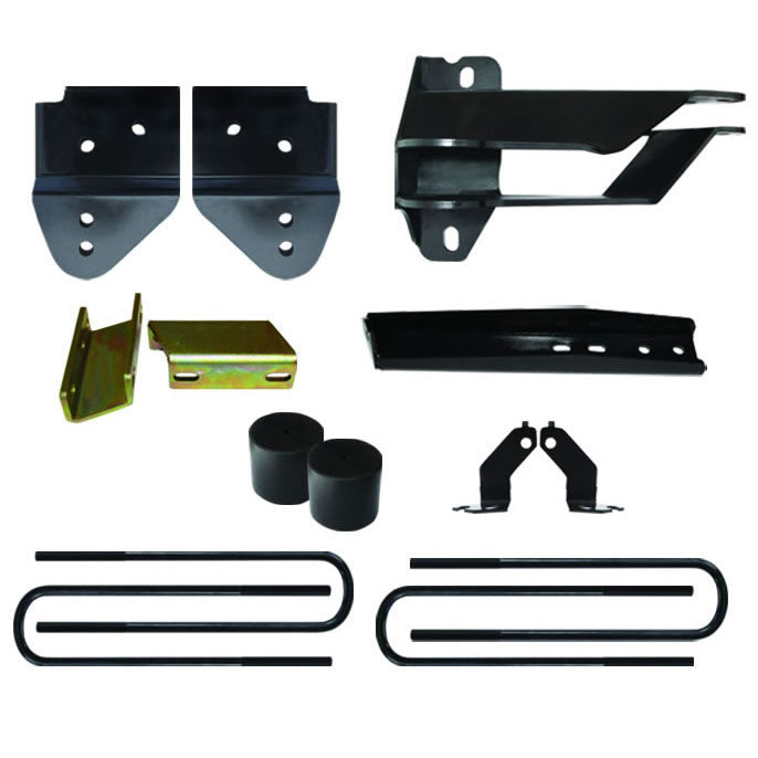 Component Box For 4 Inch Lift For PN F17451KS/F174524KS/F17401KS/F174024KS Incl. Bracketry Skyjacker