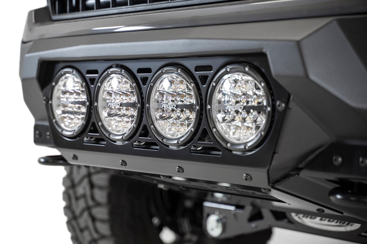 2018-2020 Ford F-150 Bomber Front Bumper Mounts for 4 rigid 360 6 Inch Round Lights Addictive Desert Designs