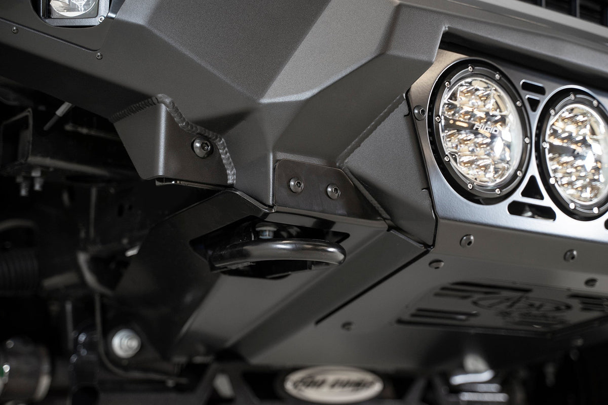 2018-2020 Ford F-150 Bomber Front Bumper Mounts for 4 rigid 360 6 Inch Round Lights Addictive Desert Designs