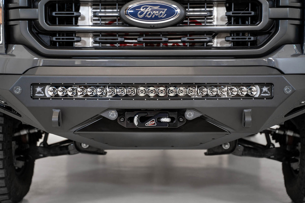 2021-2025 Ford F-150 Stealth Fighter Front Bumper With Winch Mount Addictive Desert Designs