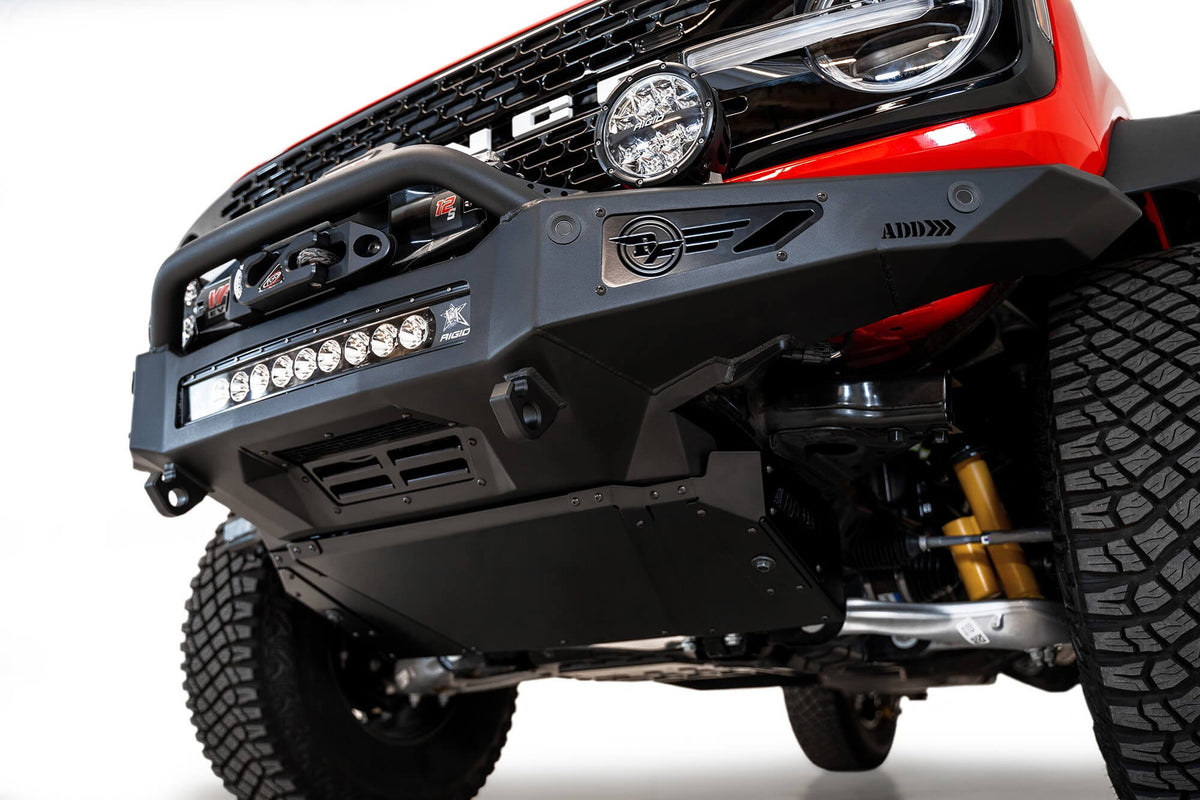 2021+ Ford Bronco Rock Fighter Front Bumper Addictive Desert Designs