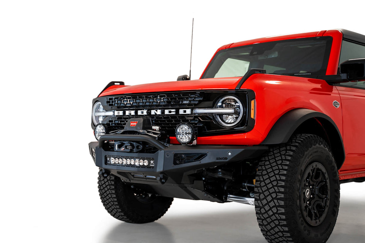 2021+ Ford Bronco Rock Fighter Front Bumper Addictive Desert Designs