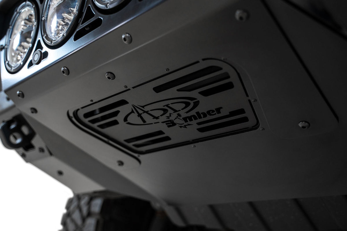 2020-2023 Chevrolet Silverado 2500/3500 Bomber Front Bumper Mounts for 4 rigid 360 6 Inch round lights Addictive Desert Designs