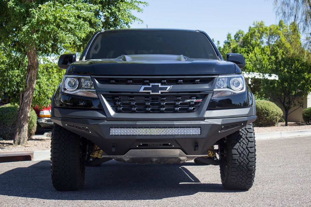 2017-2020 Chevrolet Colorado ZR2 Stealth Fighter Front Bumper with Winch Mount Addictive Desert Designs