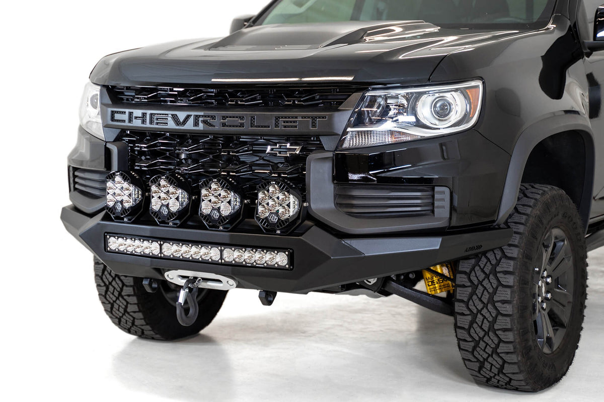 2021-2022 Chevrolet Colorado ZR2 Stealth Fighter Front Bumper Addictive Desert Designs