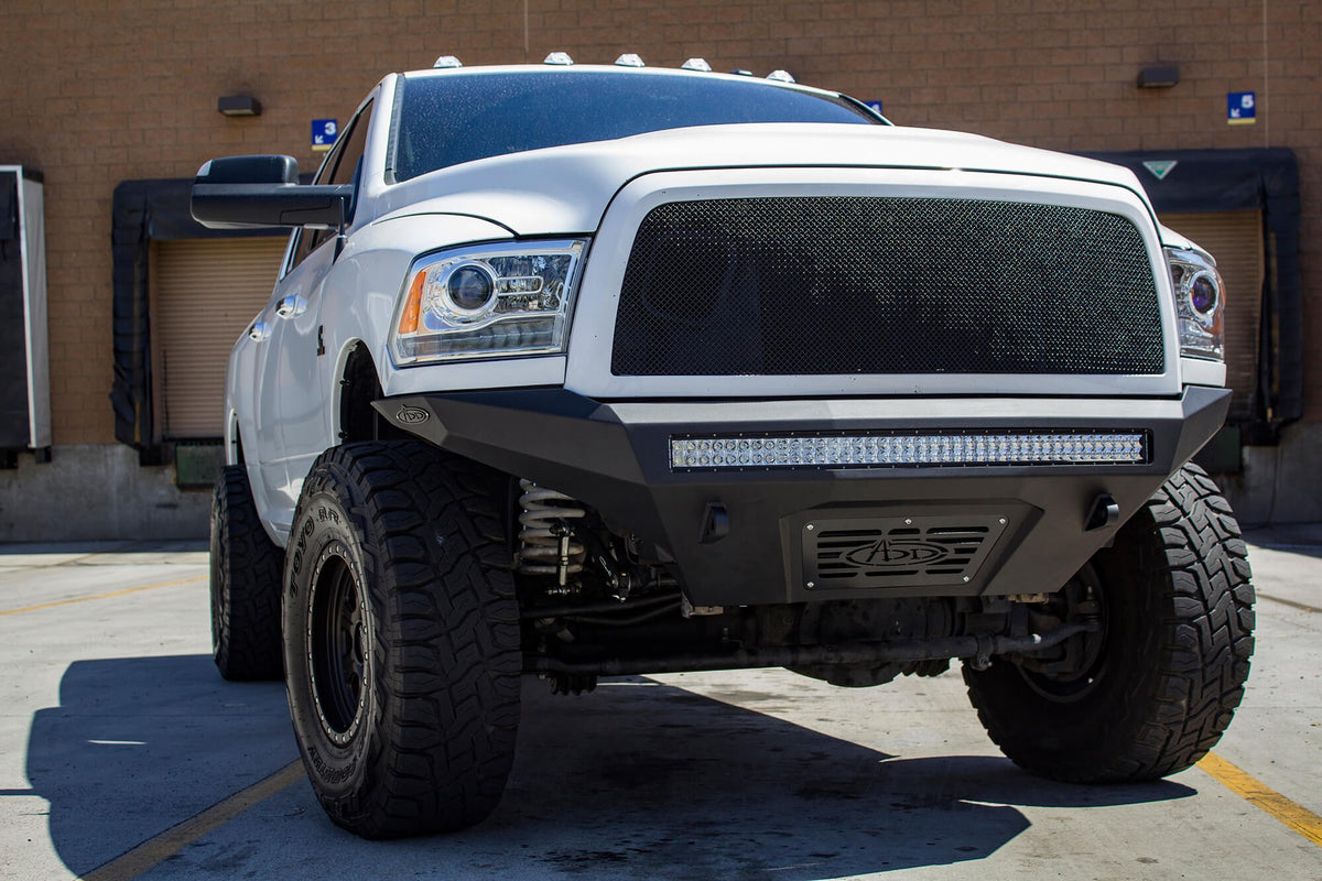 2010-2018 Dodge RAM 2500, 3500 Stealth Fighter Front Bumper Addictive Desert Designs
