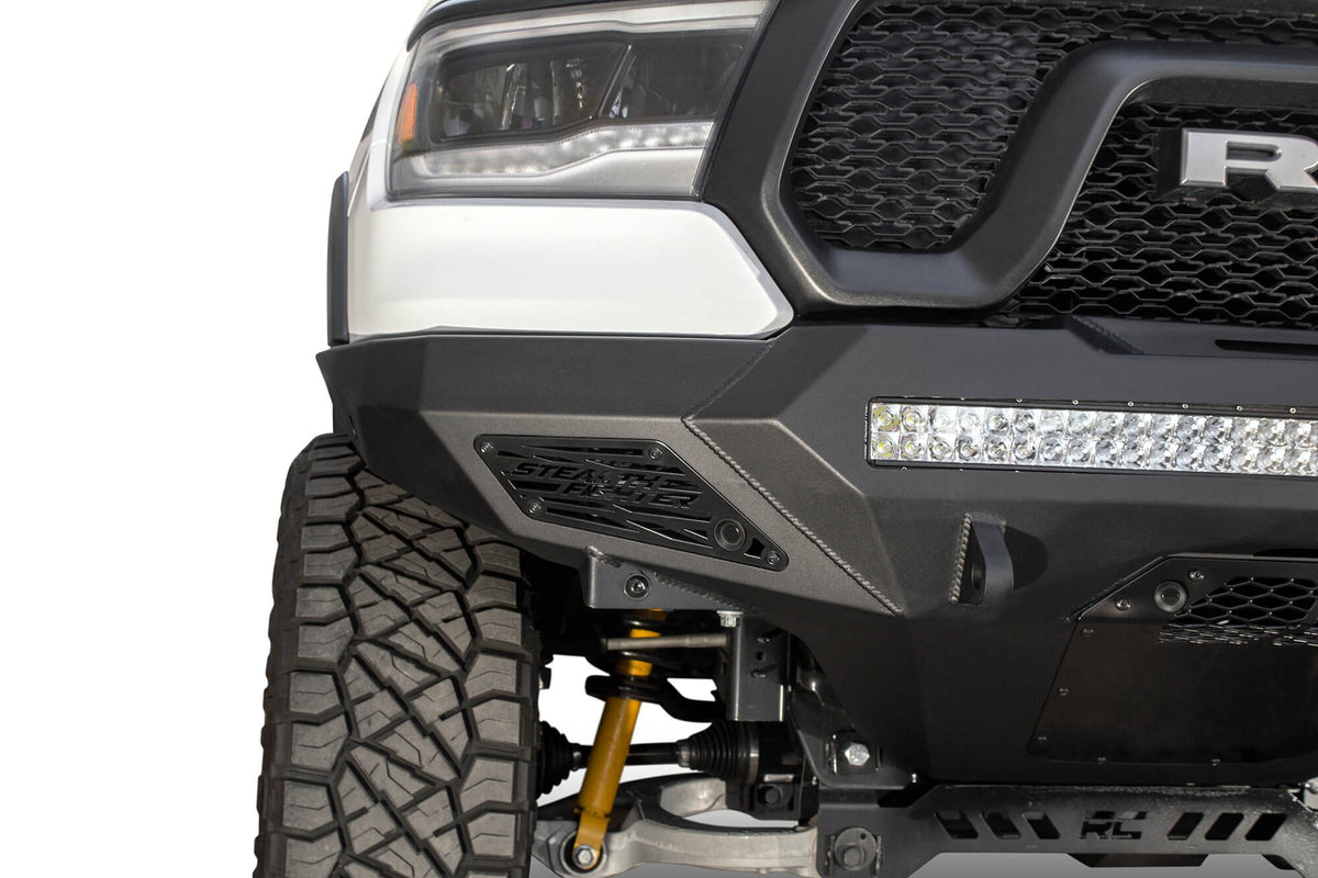 2019-2024 RAM Rebel 1500 Stealth Fighter Front Bumper With Winch Mount Addictive Desert Designs