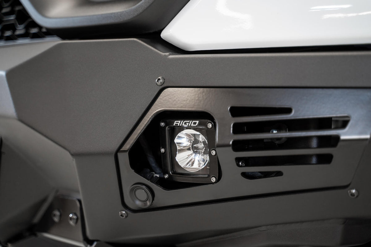 2021-2024 RAM 1500 TRX Bomber Front Bumper Mounts for 4 rigid 360 6 Inch round lights Addictive Desert Designs