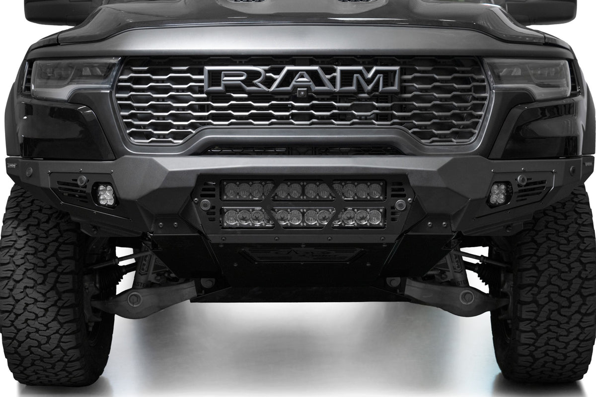 2025 Ram RHO Bomber Front Bumper (20 Inch Lights) Addictive Desert Designs