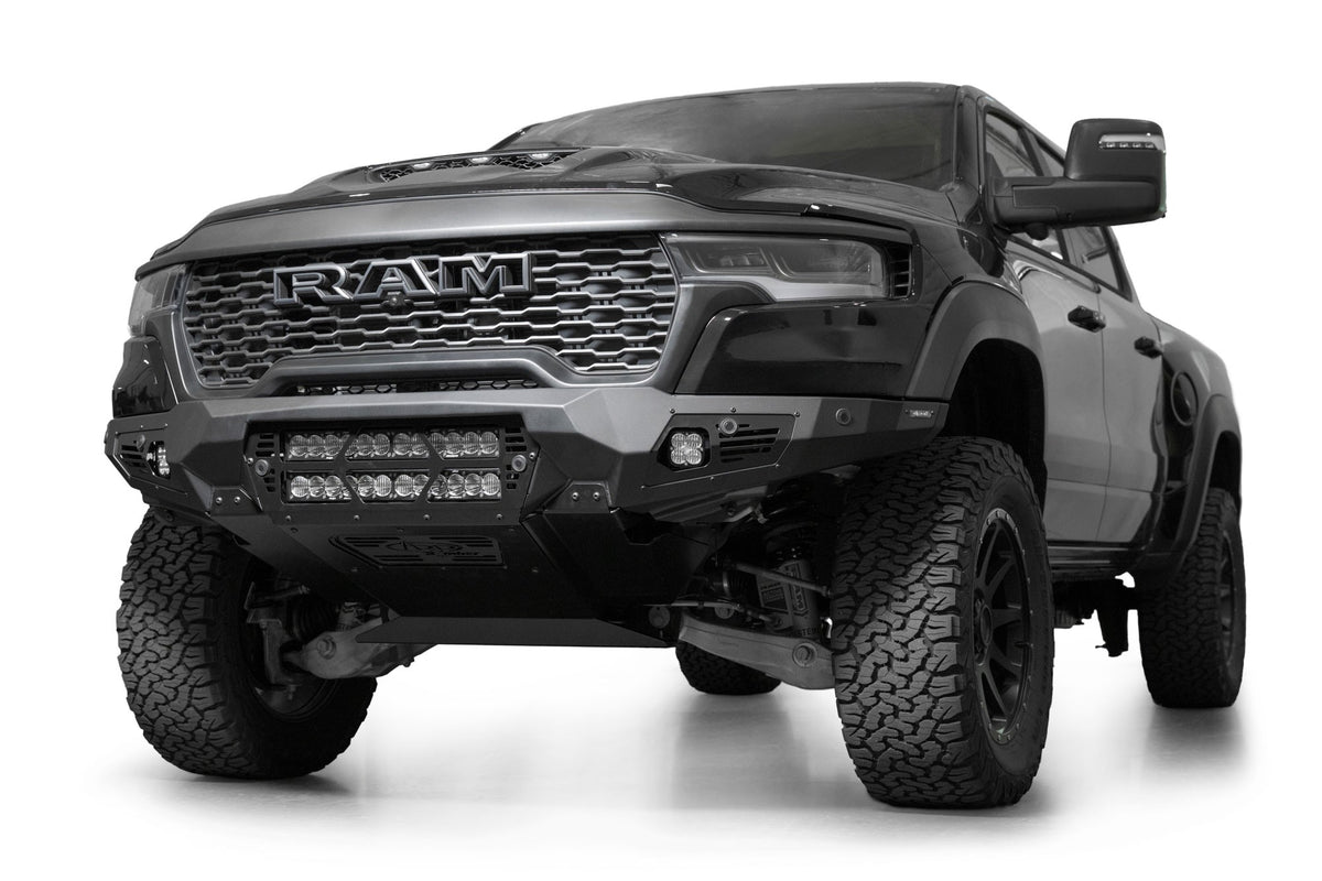 2025 Ram RHO Bomber Front Bumper (20 Inch Lights) Addictive Desert Designs
