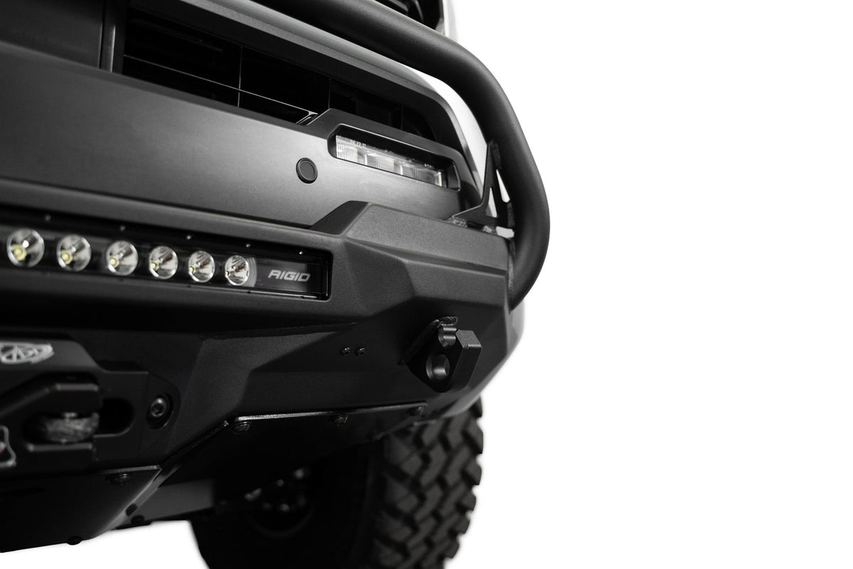 2024-2025 Toyota Tacoma Stealth Center Mount Winch Front Bumper With Top Hoop Addictive Desert Designs