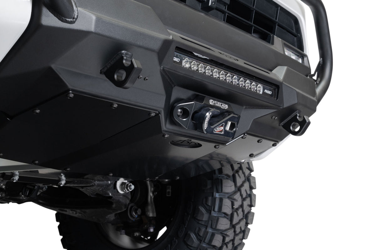 2025 Toyota 4Runner Stealth Center Mount Front Bumper with Top Hoop Addictive Desert Designs