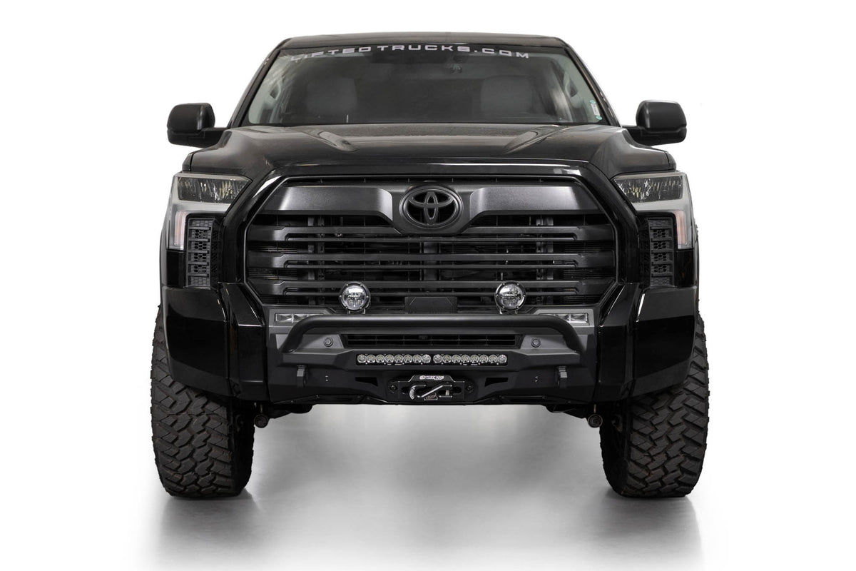 ADD Offroad 2022-2025 Toyota Tundra Stealth Center Mount Front Bumper w/ Top Hoop Addictive Desert Designs