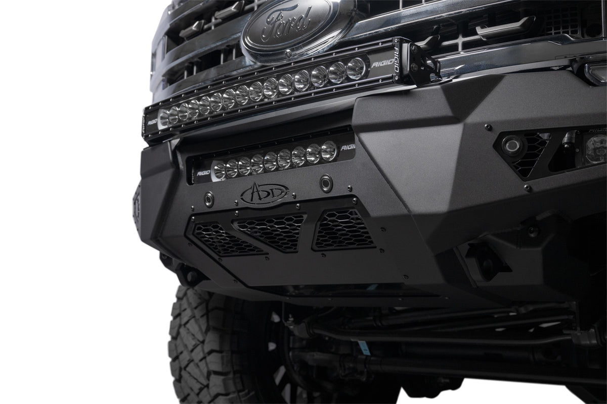 2023-2025 Ford Super Duty HoneyBadger Front Bumper w/ Top Hoop Addictive Desert Designs