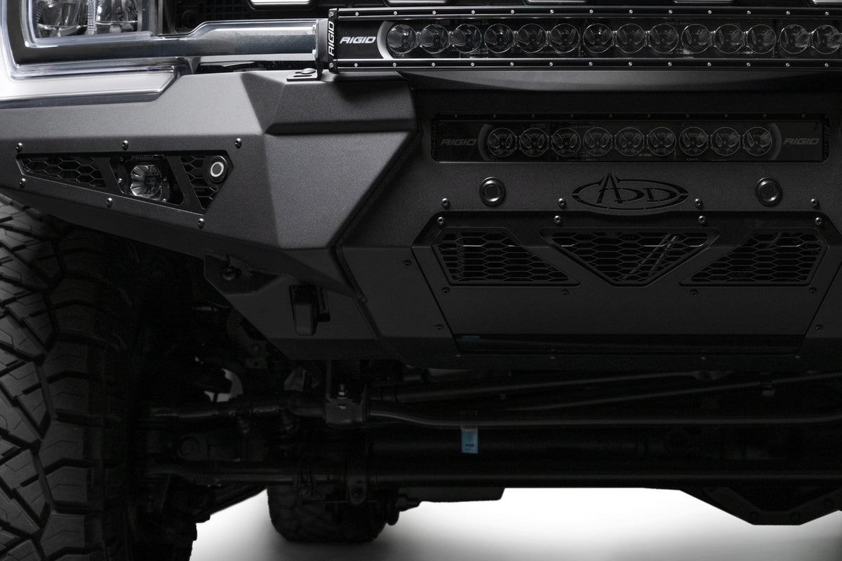 2023-2025 Ford Super Duty HoneyBadger Front Bumper w/ Top Hoop Addictive Desert Designs