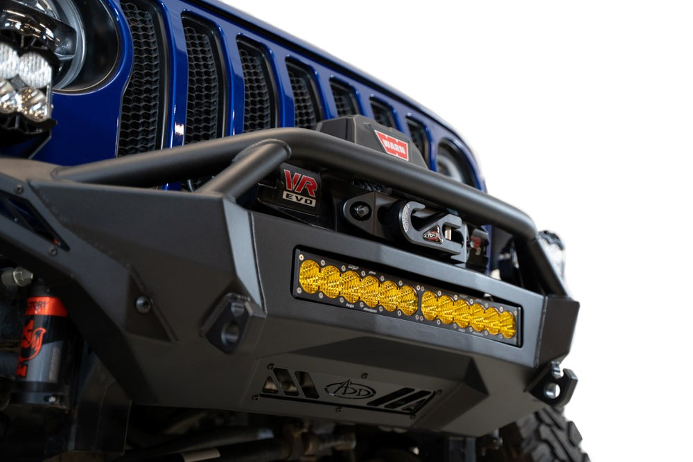 2020-2025 Jeep JL JLU JT Wrangler, Gladiator Stealth Fighter Front Bumper Addictive Desert Designs