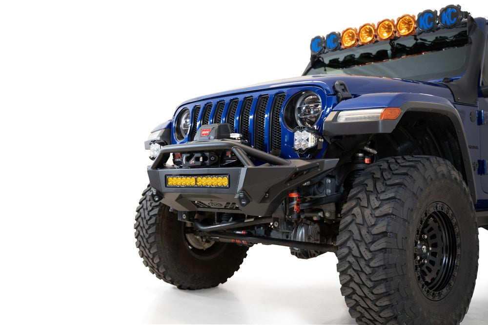 2020-2025 Jeep JL JLU JT Wrangler, Gladiator Stealth Fighter Front Bumper Addictive Desert Designs