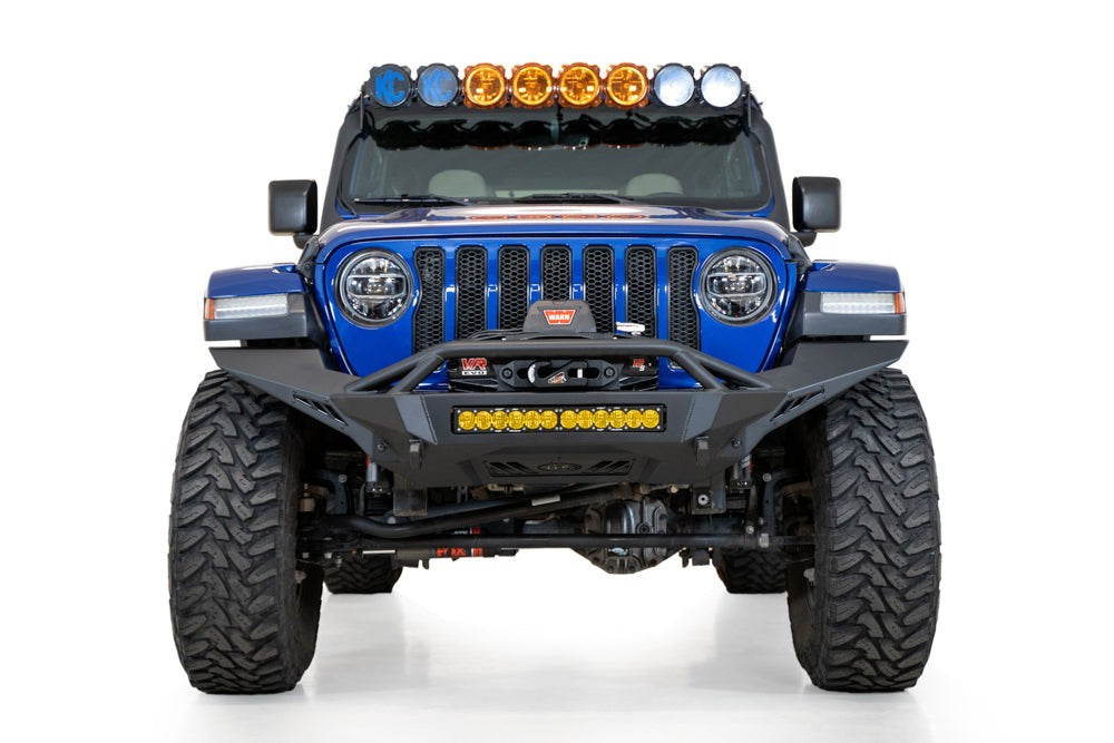 2020-2025 Jeep JL JLU JT Wrangler, Gladiator Stealth Fighter Full Width Front Bumper Addictive Desert Designs