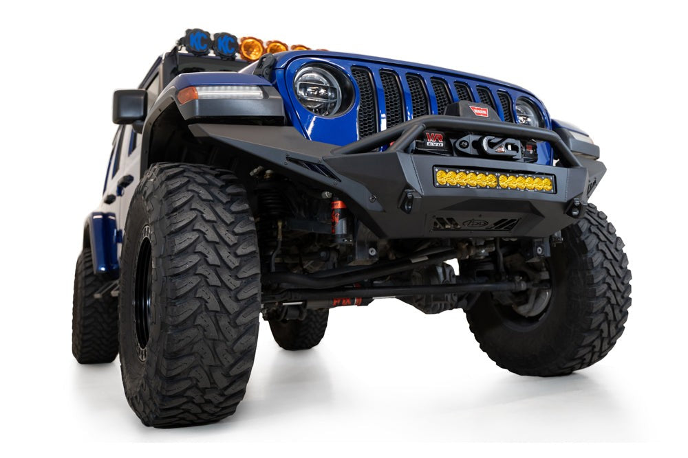 2020-2025 Jeep JL JLU JT Wrangler, Gladiator Stealth Fighter Full Width Front Bumper Addictive Desert Designs
