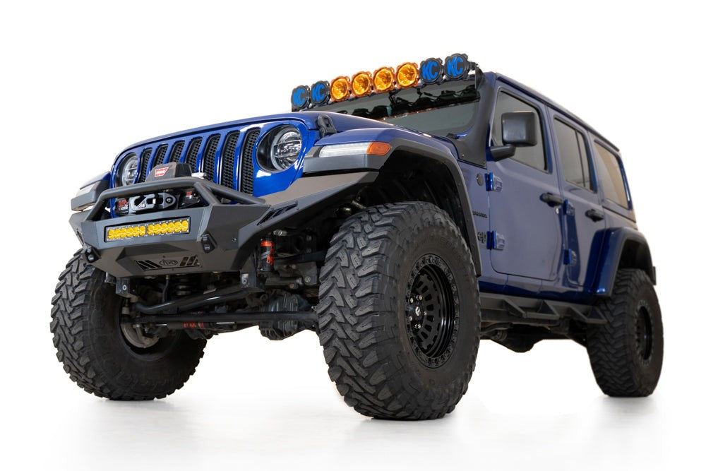 2020-2025 Jeep JL JLU JT Wrangler, Gladiator Stealth Fighter Full Width Front Bumper Addictive Desert Designs