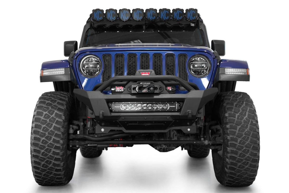 2018-2025 Jeep JL JLU JT Wrangler, Gladiator Phantom Stubby Front Bumper Addictive Desert Designs