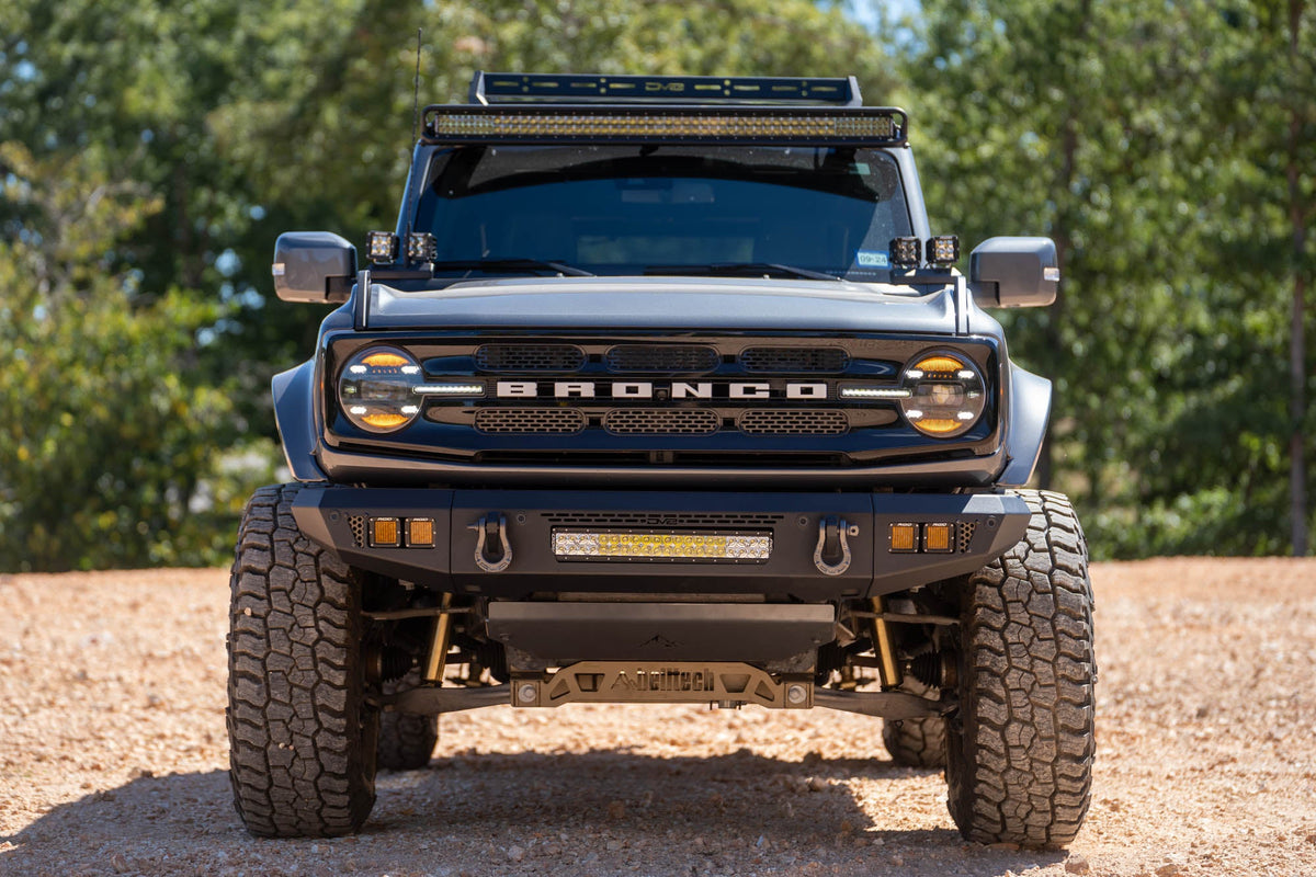 2021 2025 Ford Bronco Oe Plus Series Front Bumper V2 DV8 Offroad
