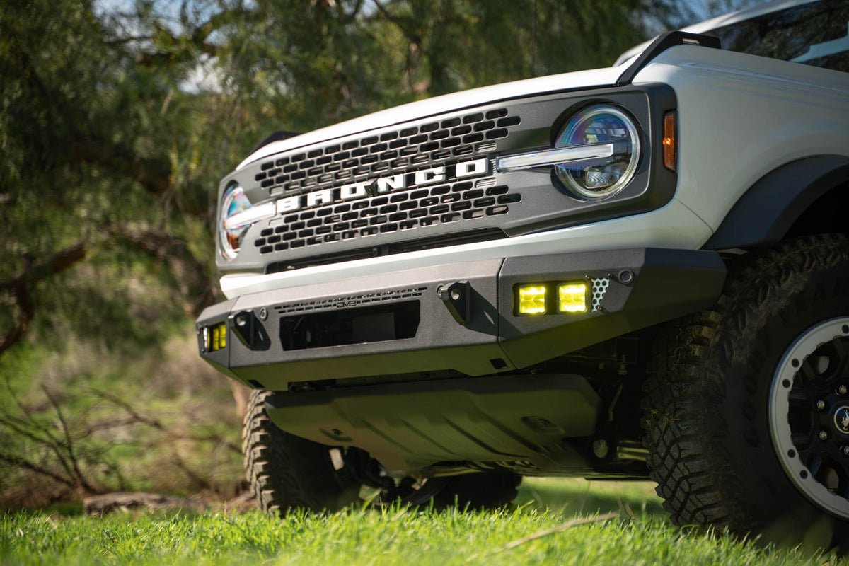 2021 2025 Ford Bronco Oe Plus Series Front Bumper V2 DV8 Offroad