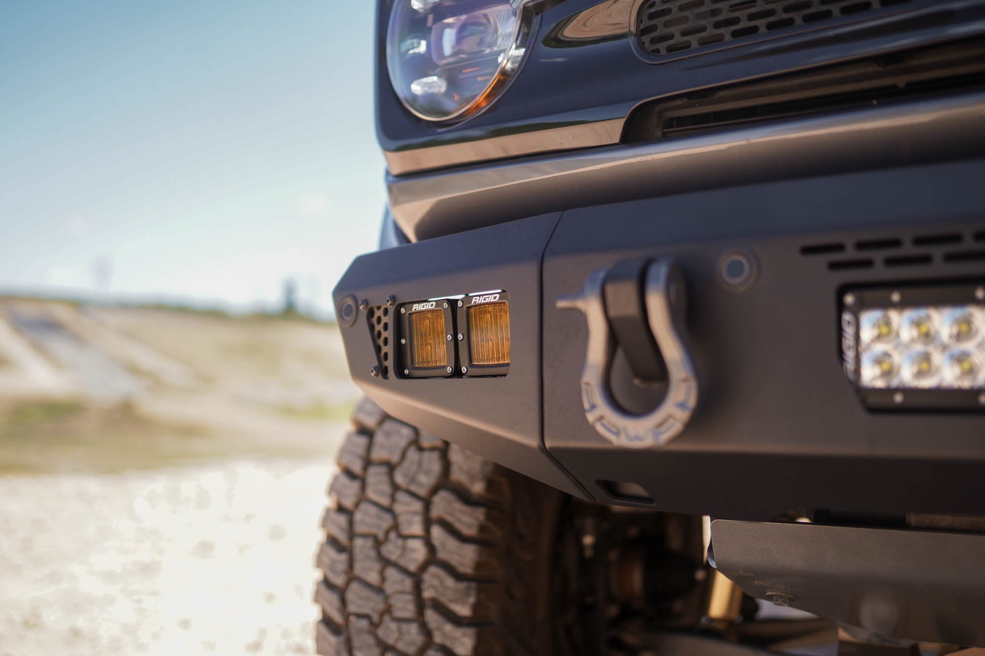 2021 2025 Ford Bronco Oe Plus Series Front Bumper V2 DV8 Offroad