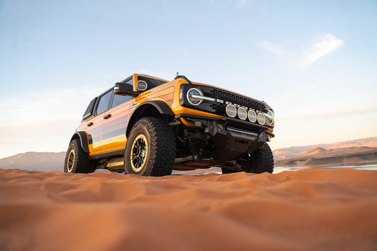 2021 2025 Ford Bronco Tube Series Front Bumper DV8 Offroad
