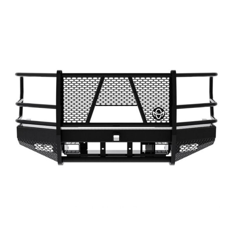 Ranch Hand Sport Series Winch Ready Front Bumper W/ Grille Guard Fits Select 17-22 Ford Super Duty F-250/F-350/F-450/F-550 Model FBF205BLR