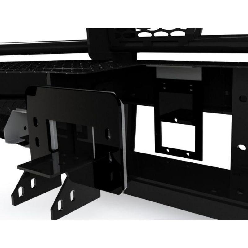Ranch Hand Sport Series Winch Ready Front Bumper W/ Grille Guard Fits Select 17-22 Ford Super Duty F-250/F-350/F-450/F-550 Model FBF205BLR