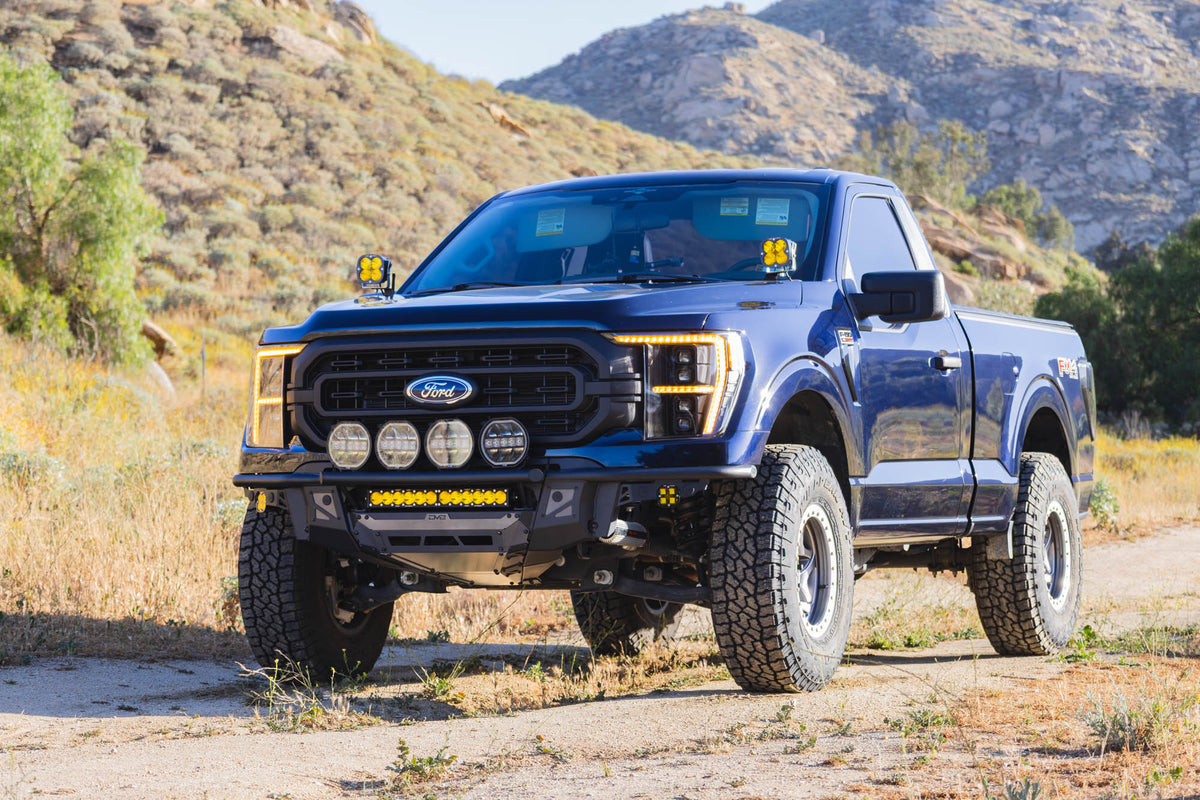 2021 2023 Ford F 150 Tube Front Bumper DV8 Offroad