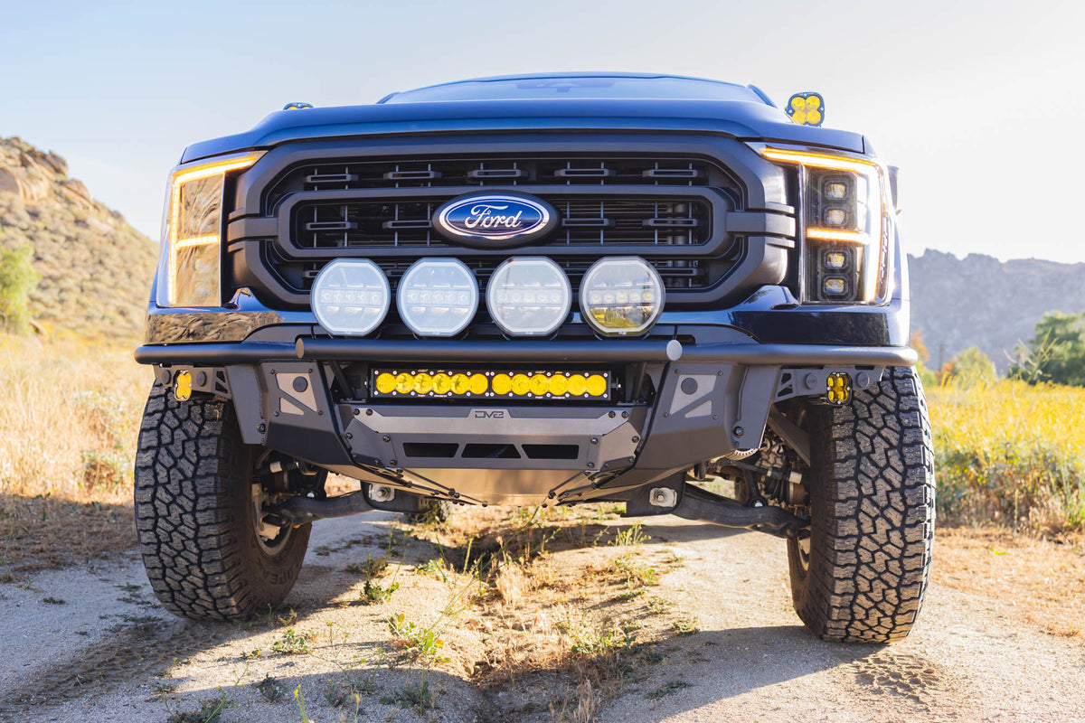 2021 2023 Ford F 150 Tube Front Bumper DV8 Offroad
