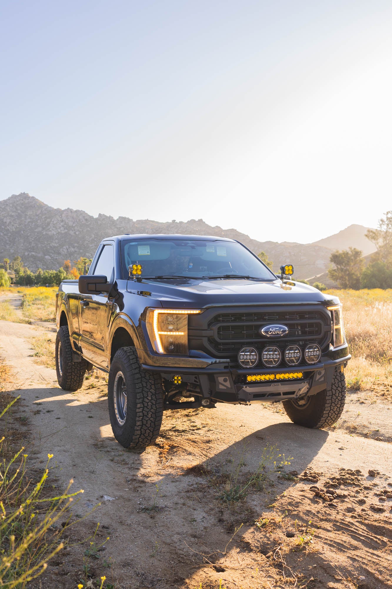2021 2023 Ford F 150 Tube Front Bumper DV8 Offroad