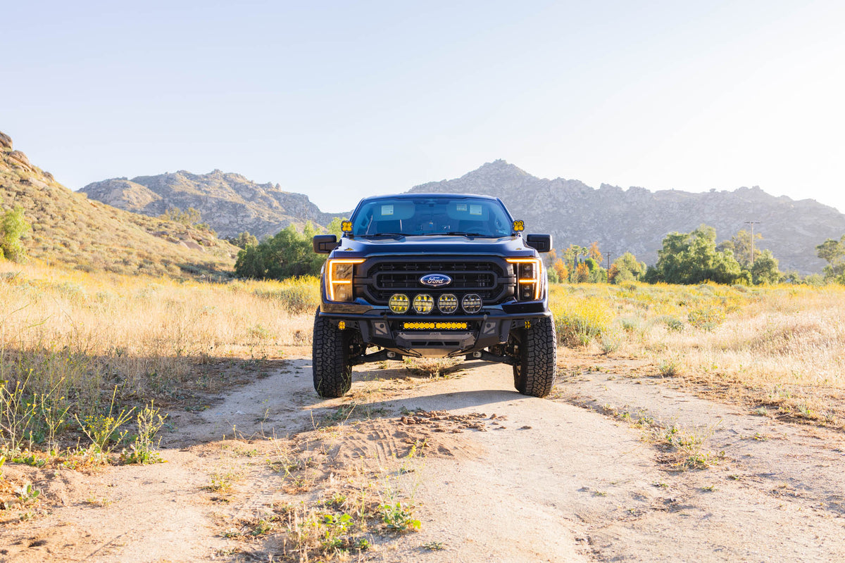 2021 2023 Ford F 150 Tube Front Bumper DV8 Offroad