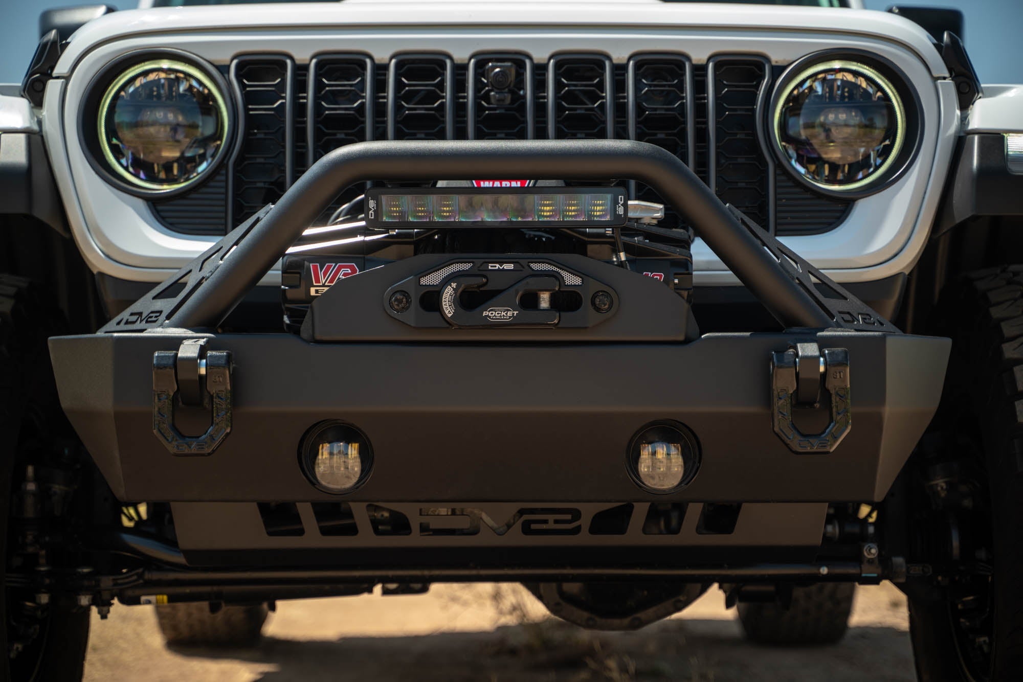 2007 2025 Jeep Gladiator JT Wrangler JK JKU JL JLU Fs 15 Series Front Bumper DV8 Offroad