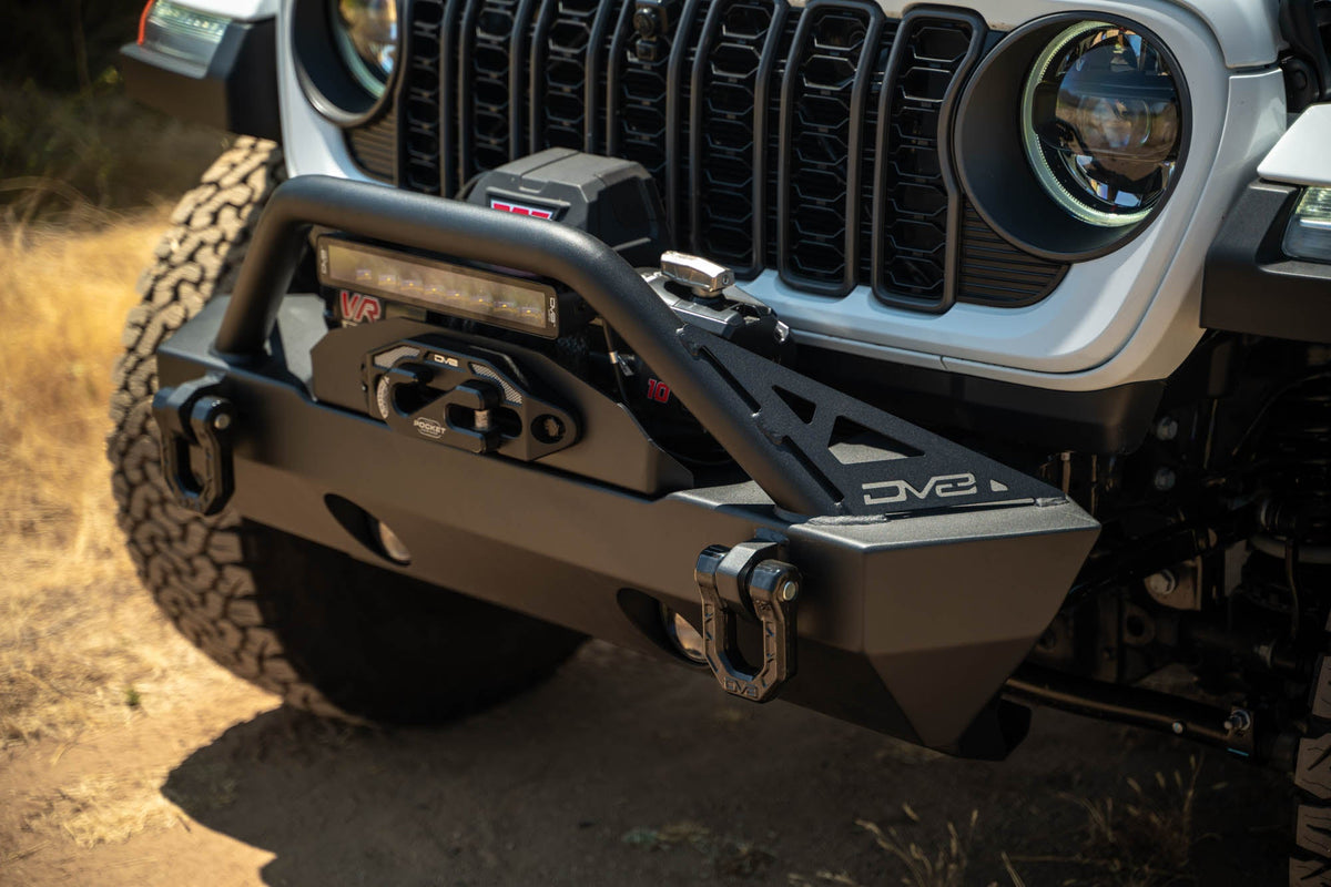 2007 2025 Jeep Gladiator JT Wrangler JK JKU JL JLU Fs 15 Series Front Bumper DV8 Offroad