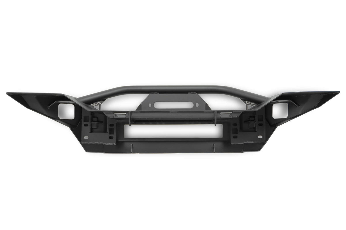 2007 2025 Jeep GladiatorJT Wrangler JK JKU JL JLU Fs 7 Mid Width Winch Front Bumper DV8 Offroad